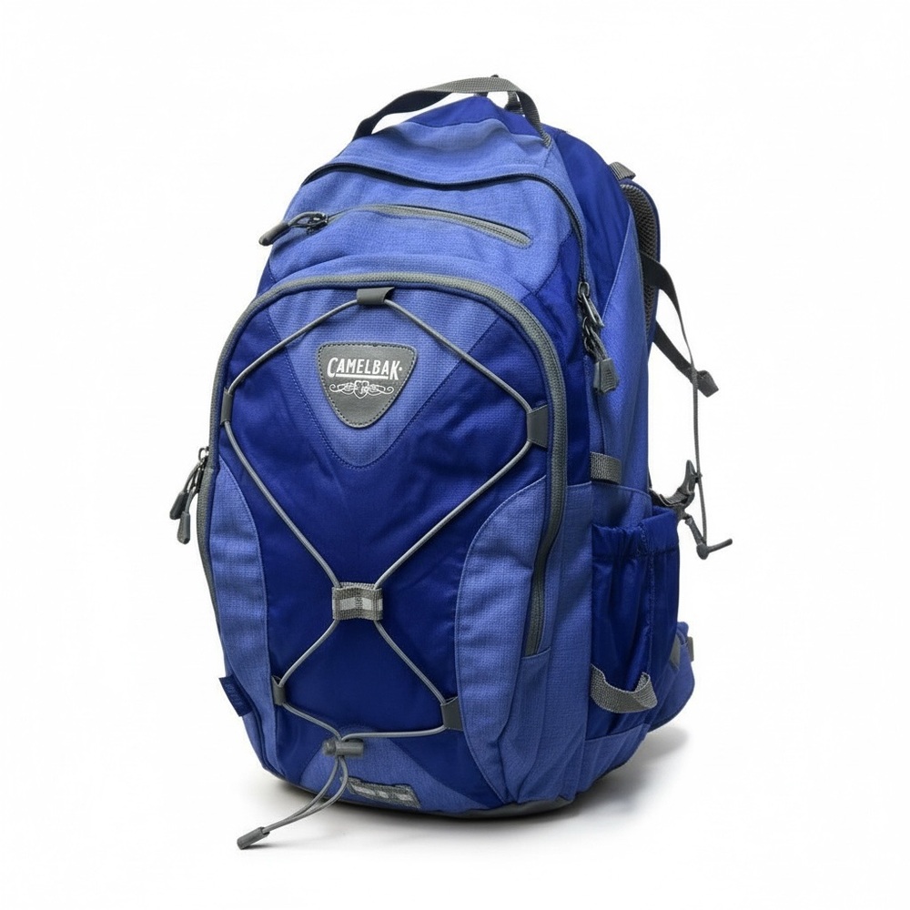 🎒 CamelBak Blue Outdoor Backpack | Padded Straps Travel Daypack